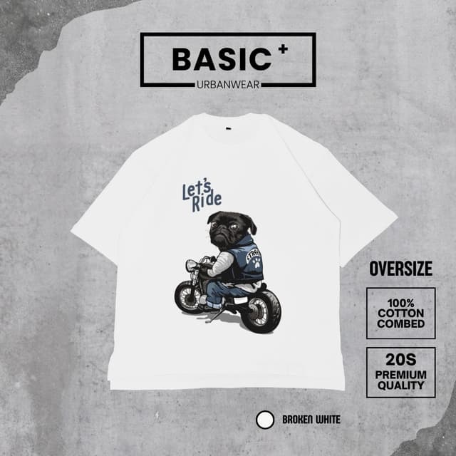 Let's Ride - Pug