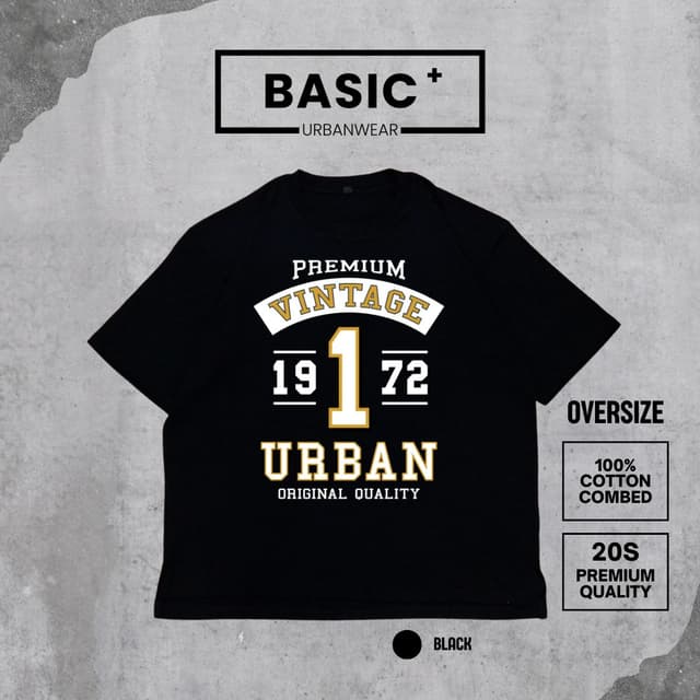 Premium Vintage 1972 Urban