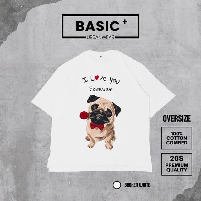 I love You Forever - Pug